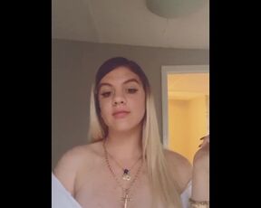 Latina Boob Flex Tik Tok