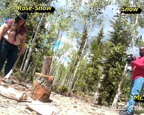 Outdoors Fun With Foxy Rose