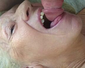 Granny Sucksalot MASTERY with 46 Years Experience!!! Tthick Cock, Part 1/33