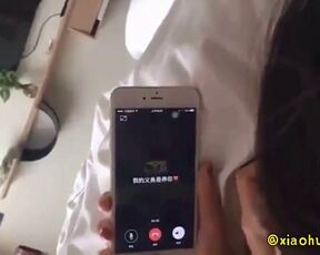 Chinese cheating while bf on phone