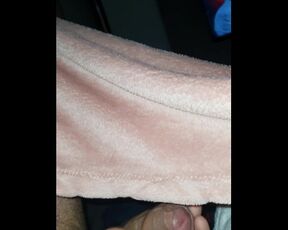 Step mom hand slip under blanket making step son cum in 20 seconds