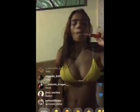 Instagram live and shows everything