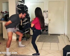 J the Karate Girl's Ballbusting Return + Interview - Amateur Femdom, CBT PREVIEW