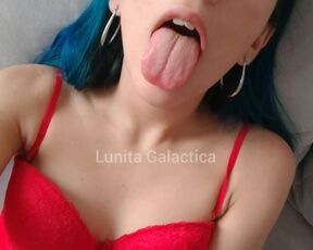 Lunita moaning on camera