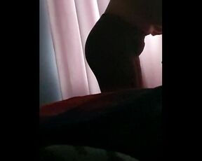 Step mom has Intense anal fuck near window with step son