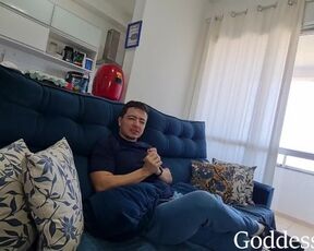 Goddess Kiffa and Mr Pine - Giantess Pov 1 - Wife is mad at husband and step on him merciless - FOO