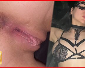 Passionate sex with 18 year old teen in nice bra! Cum dripping on camera! POV!