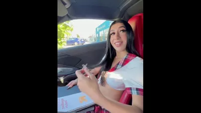 COLLEGE SLUT SKIPS CLASS