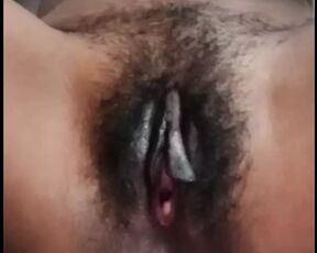 Desi Choco Girl Hairy Pussy Play