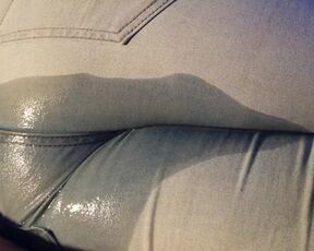 ⭐ New! Kinky Girlfriend Pisses Her Jeans watching TV