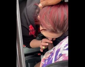 Toothless BBW Stepmom Swallows Her Stepsons BBC In The Car Before School!