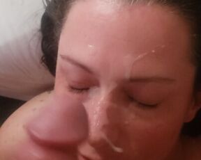 Another Cum Dumpster Homemade Facial Cumshot