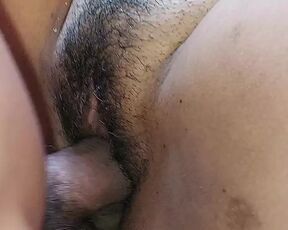 concentrating on her pussy while I fuck her