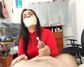 Beautiful Girls Gives Gagged Handjobs Compilation