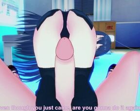 Yoruka from Saijaku Gives You A Footjob Hentai POV