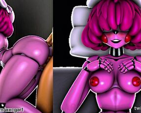 Fnaf hentai Bon bon and bonet - hentai art by xxcgart